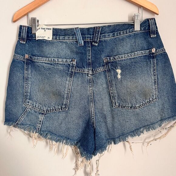 NWT Free People Now Or Never Denim Shorts - Picture 6 of 8